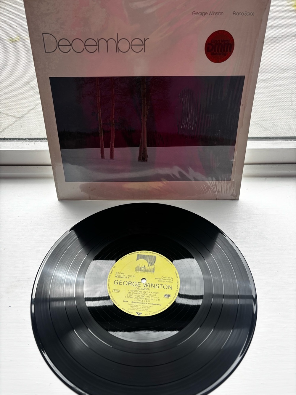 December Vinyl LP -Direct Metal Mastering (DMM) sticker. Excellent condition